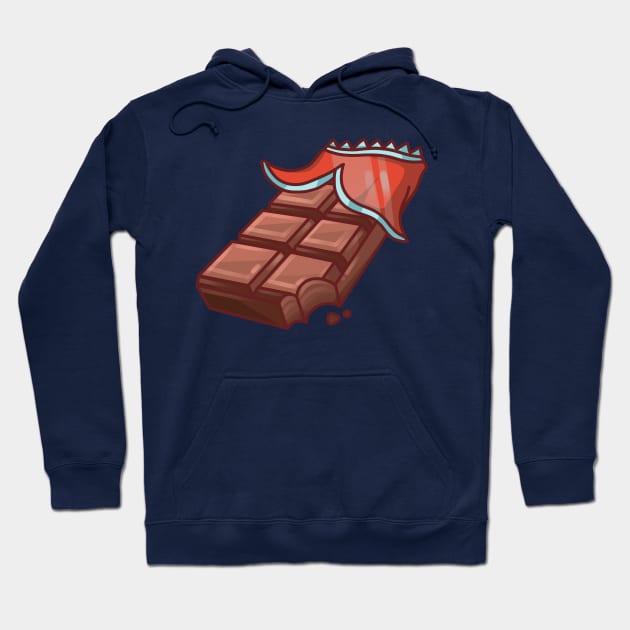 Dark Chocolate Bar Hoodie by Claire Lin